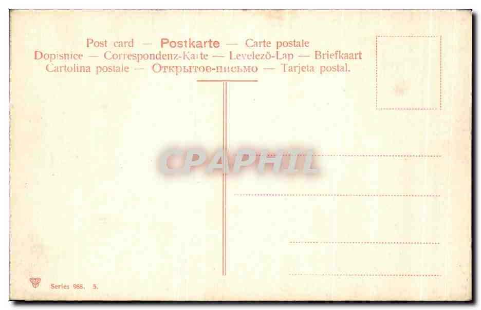 CPA Paysage au bord de l'eau Bateau — Back