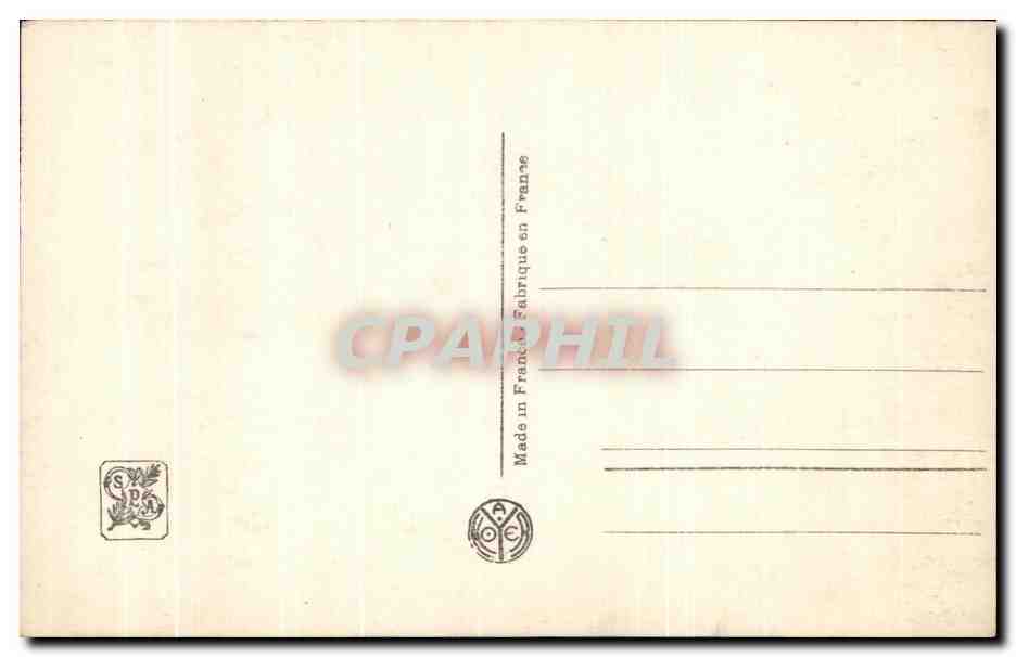 CPA Salon de Paris Dider Pouget Le Matin  — Verso