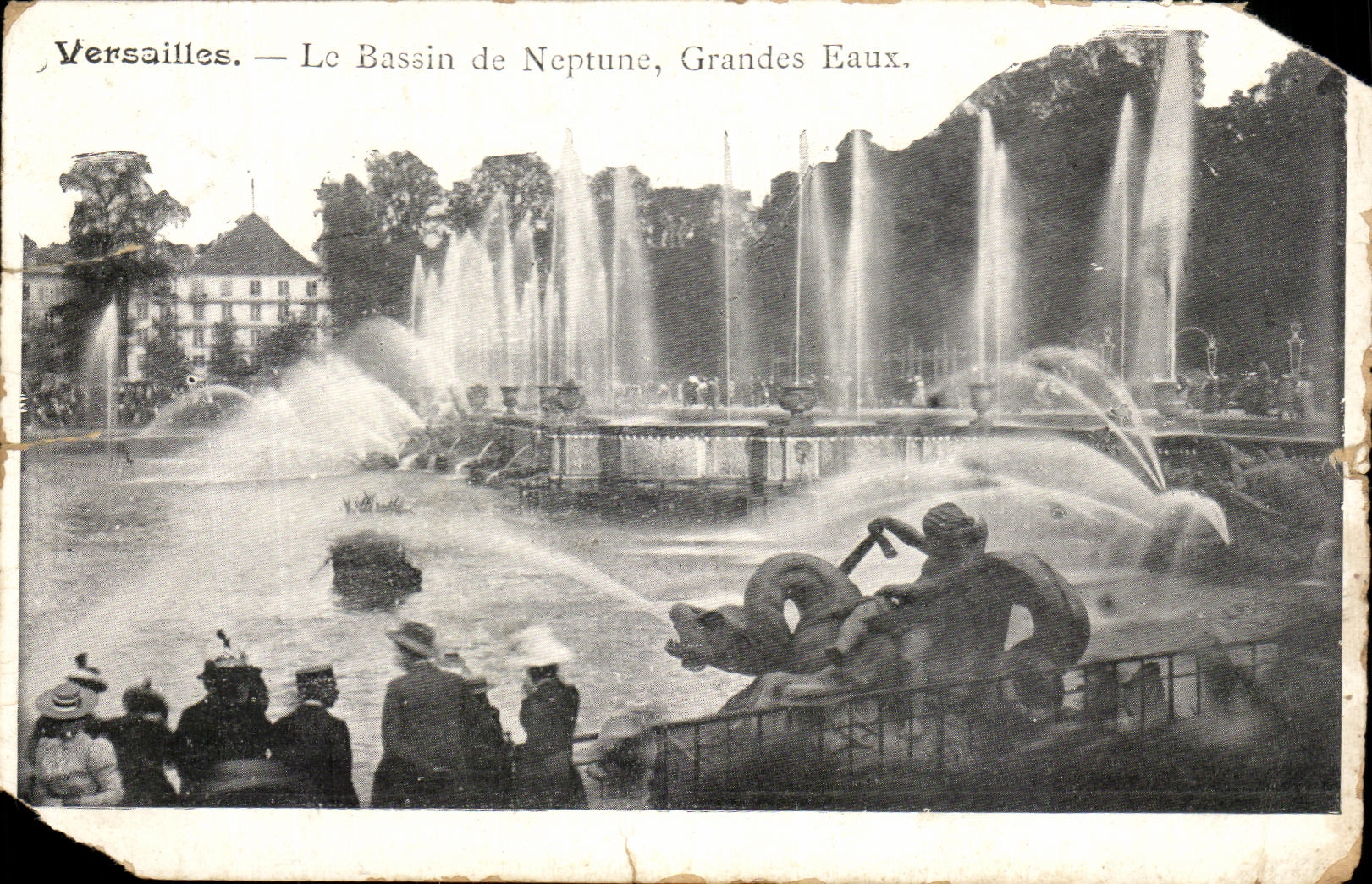 CPA Versailles Le Bassin de Neptune Grandes Eaux