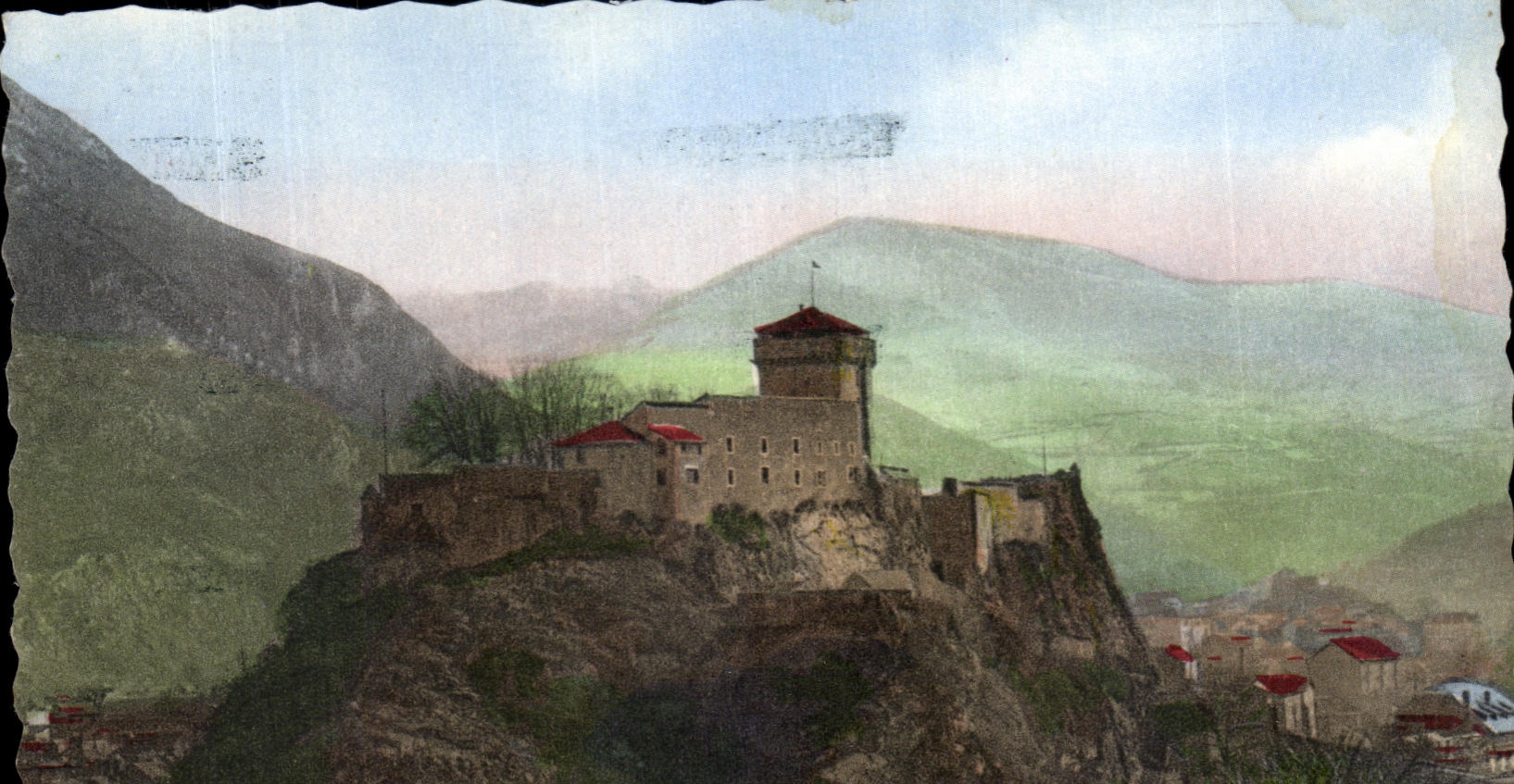 CPA Lourdes Le Chateau Fort