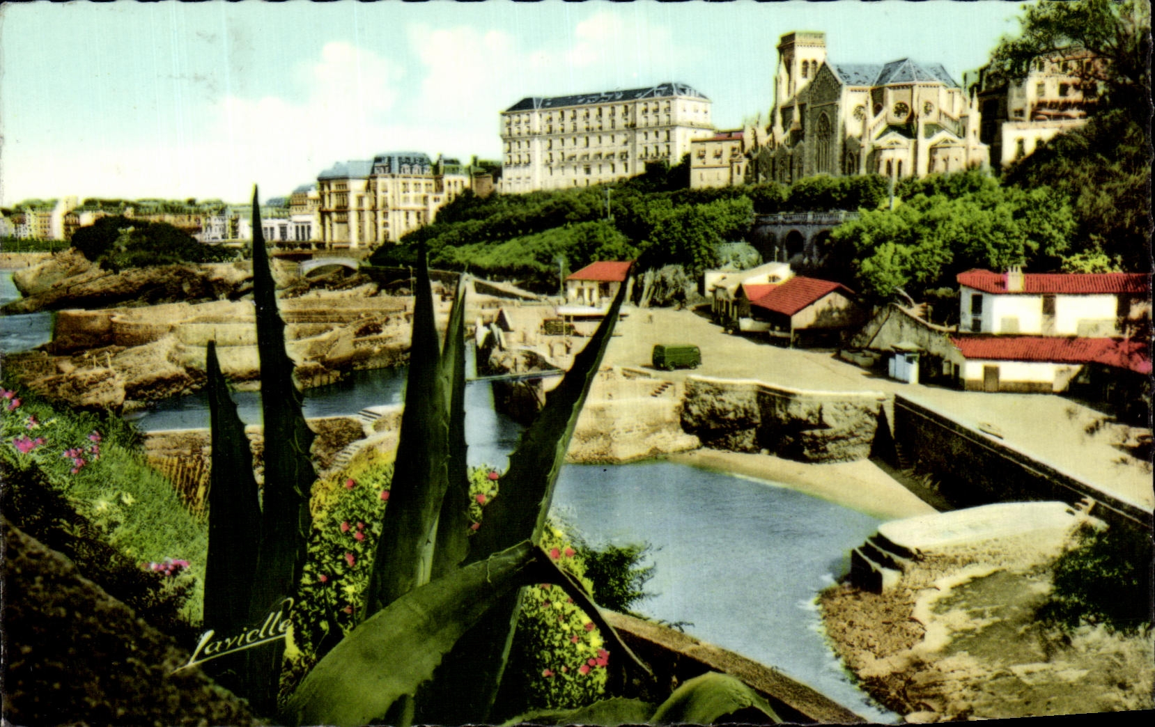 CPSM Biarritz Le Port des Pecheurs