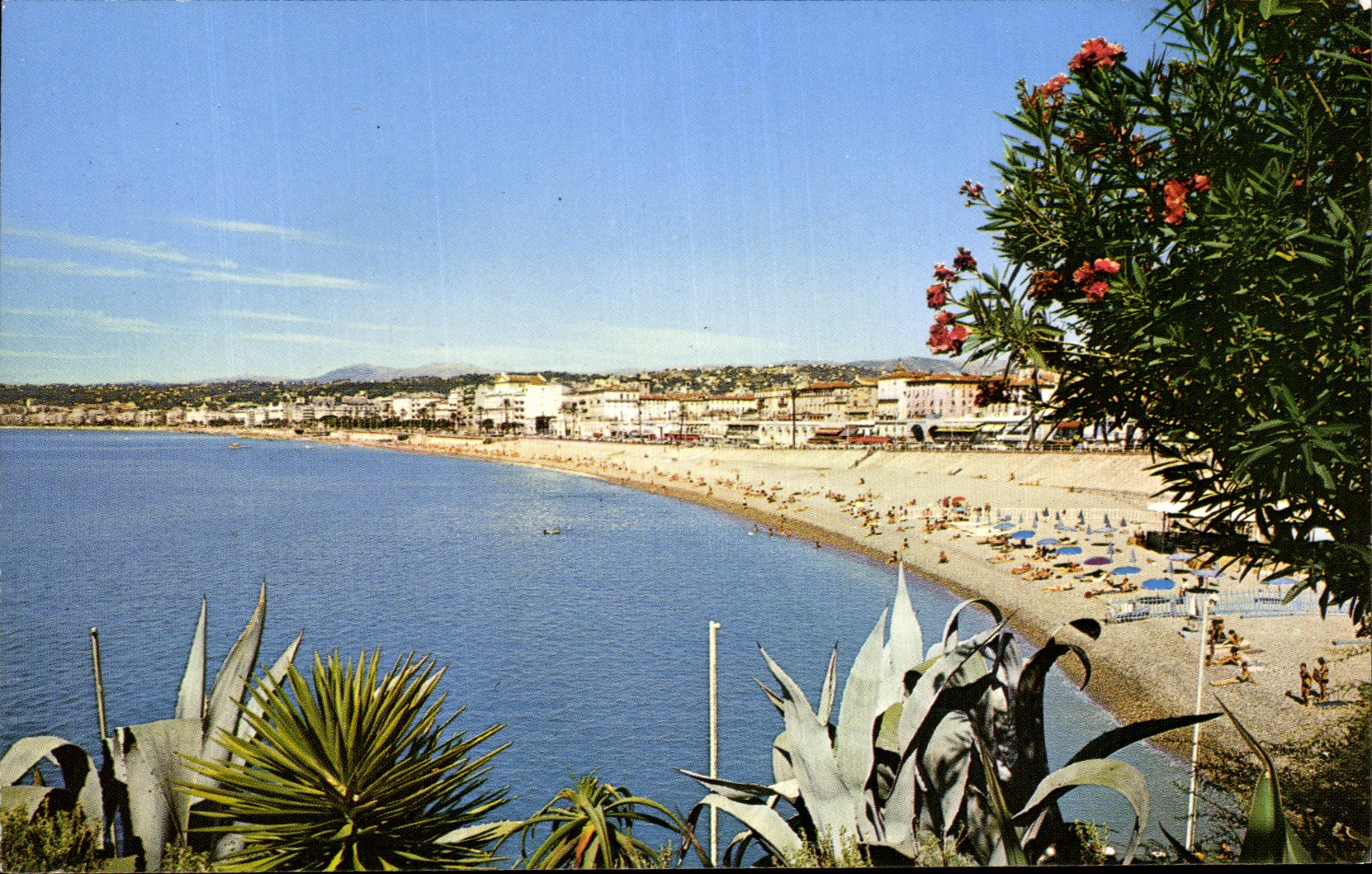 Nice — Plage des Ponchettes — Édition d'Art Coulouet, n°209