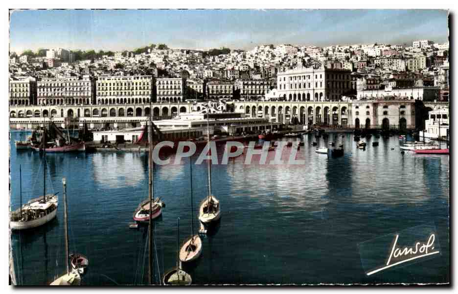 Algérie — Le Port — Éditions Photographiques JANSOL, rue Croix-d'Or, Alger