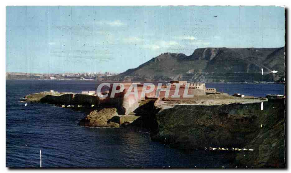 CPA Corniche Oranaise La Fort de Mers el Kebir La Baie de Santa Cruz Algerie