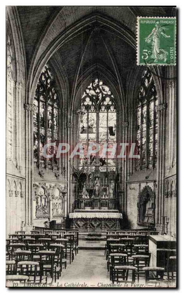 CPA Lisieux La Cathedrale Chapelle de la Vierge