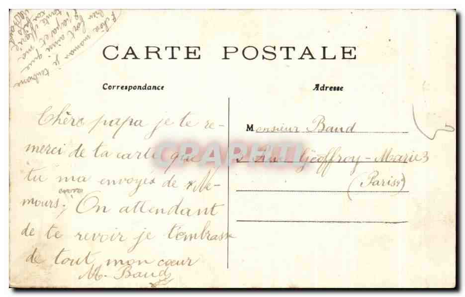 CPA Paris Le Louvre Colonnade De Perrault  — Rückseite