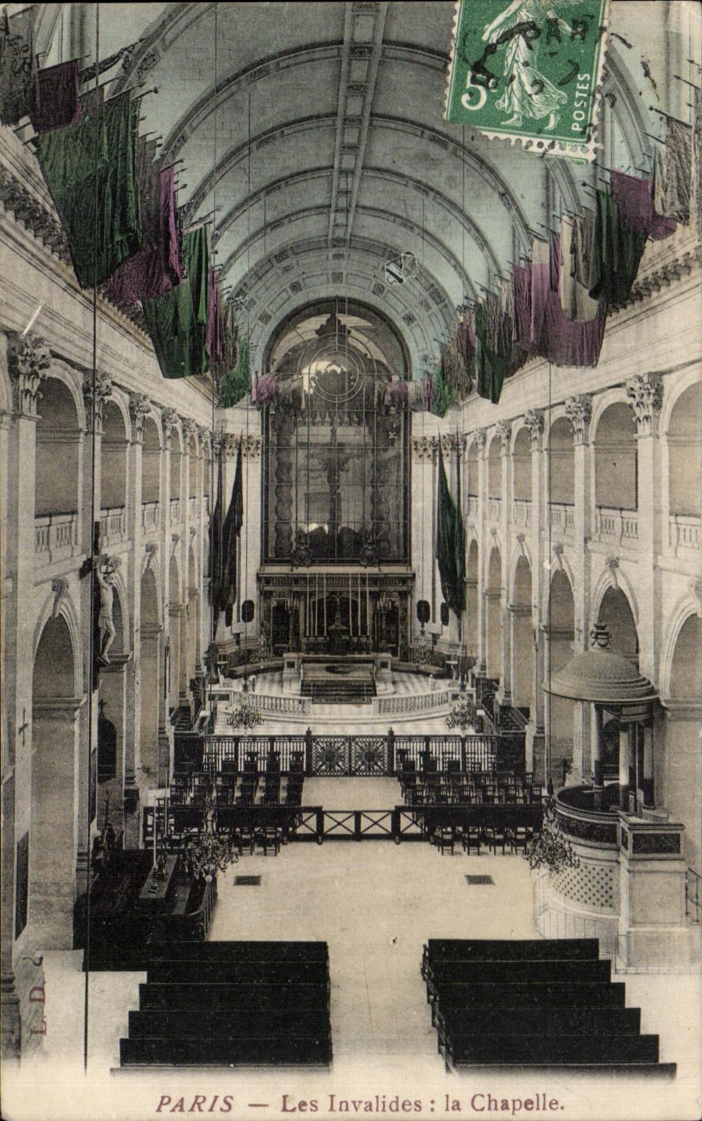 CPA Paris Les Invalides La Chapelle