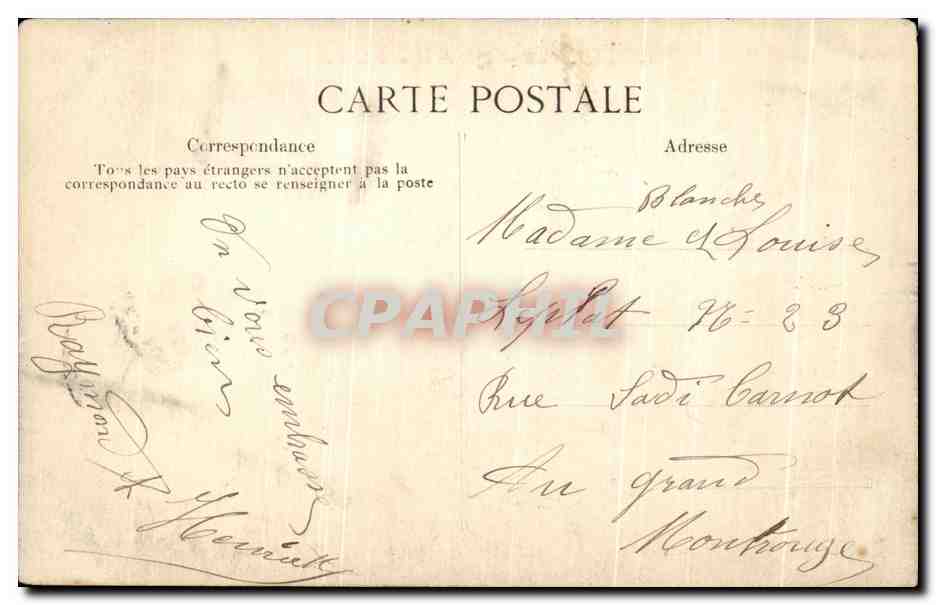 CPA Le Havre Effet De Vague A La Nouvelle Jetee — Rückseite