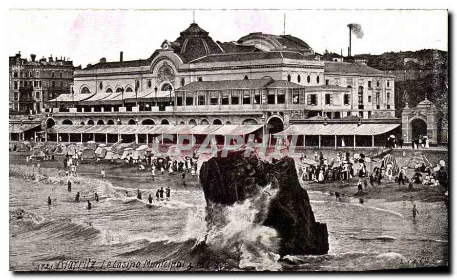 CPA Biarritz Le Casino Municipal