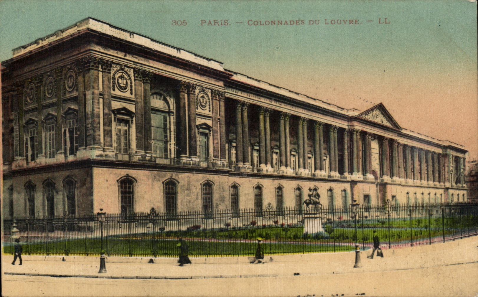 CPA Paris Colonnades Du Louvre