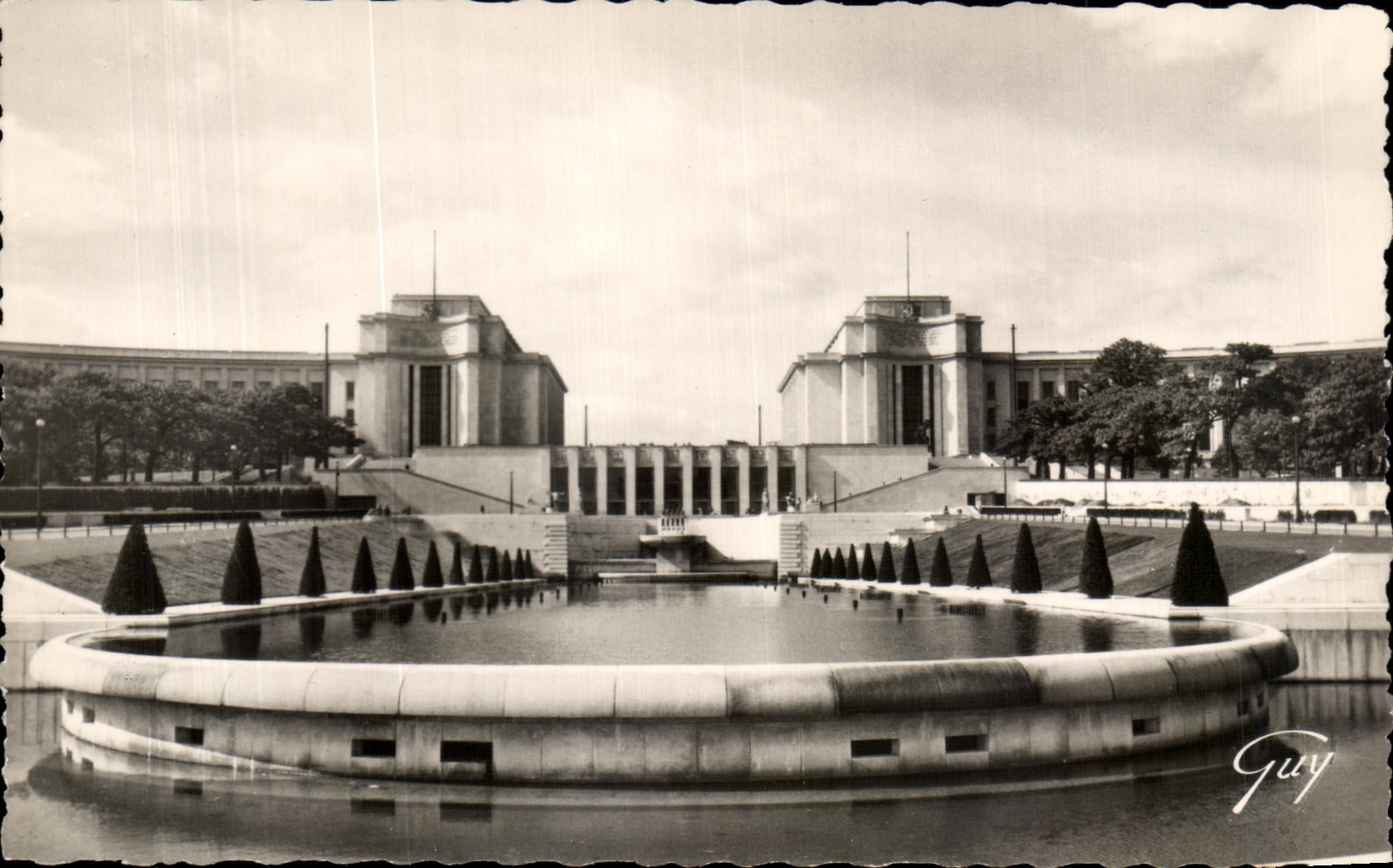 CPA Paris Et Ses Merveilles Le Palais De Chaillot vu Des Jardins