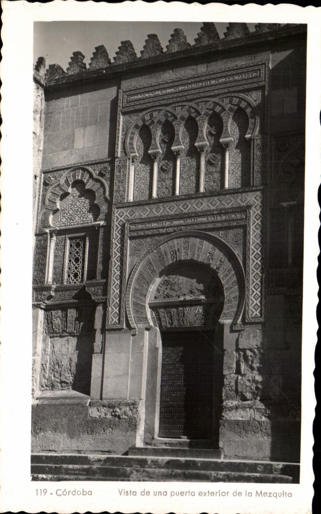 CPA Cordoba Vista De Una Puerta Exterta Exterior De La Mezquita