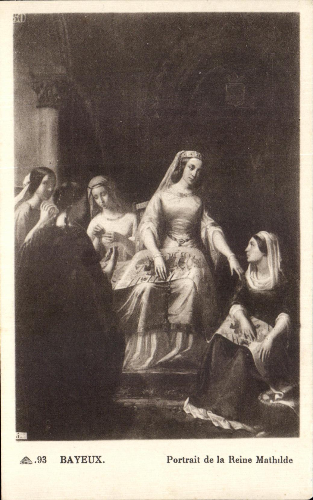 CPA Bayeux Portrait De Le Reine Mathilde