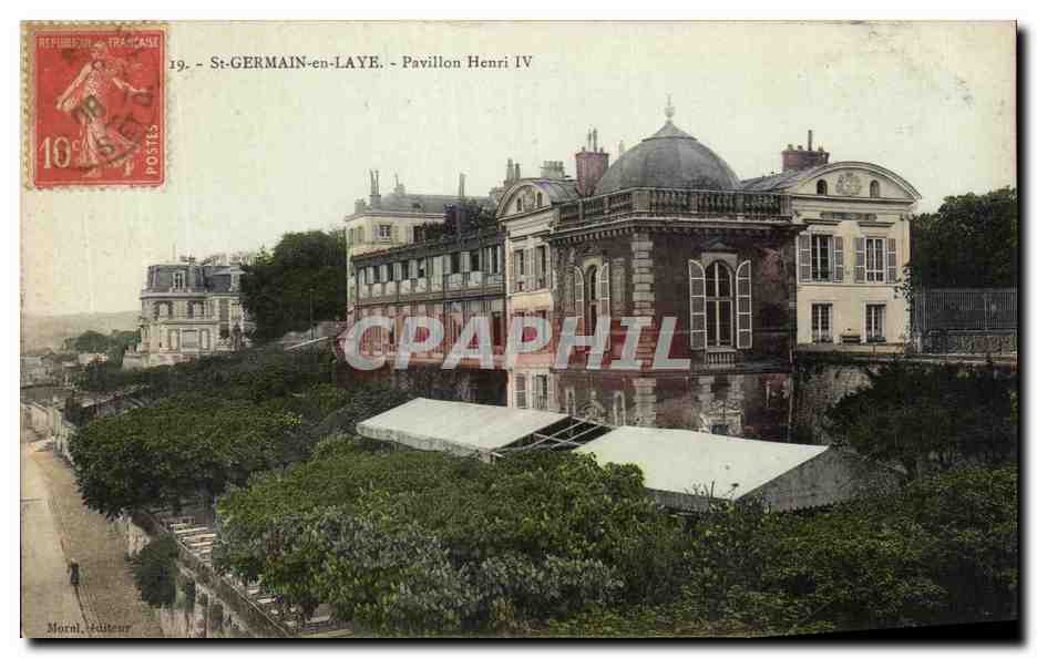 CPA St Germain En Laye Pavillon Henri IV