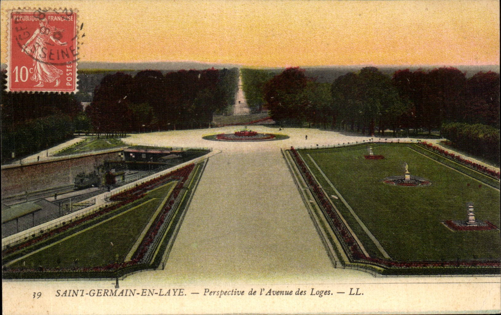 Saint-Germain-en-Laye — Perspective de l'Avenue des Loges — LL.