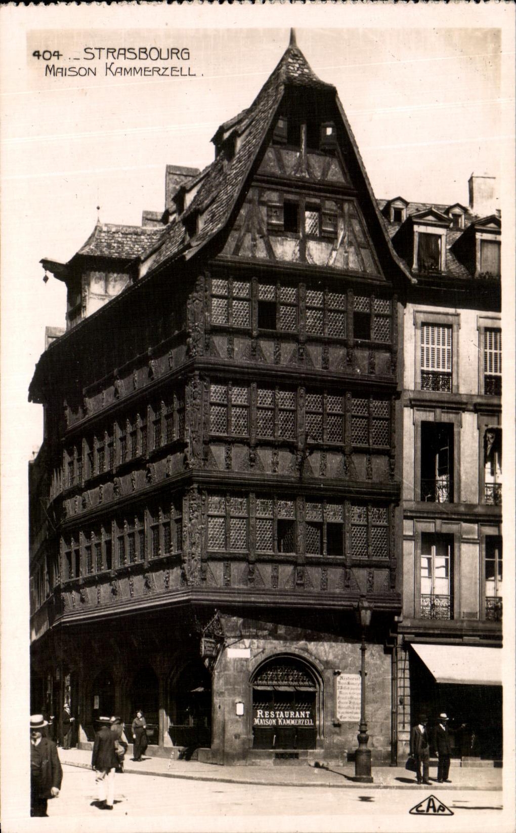 CPA Strasbourg Maison Kammerzell