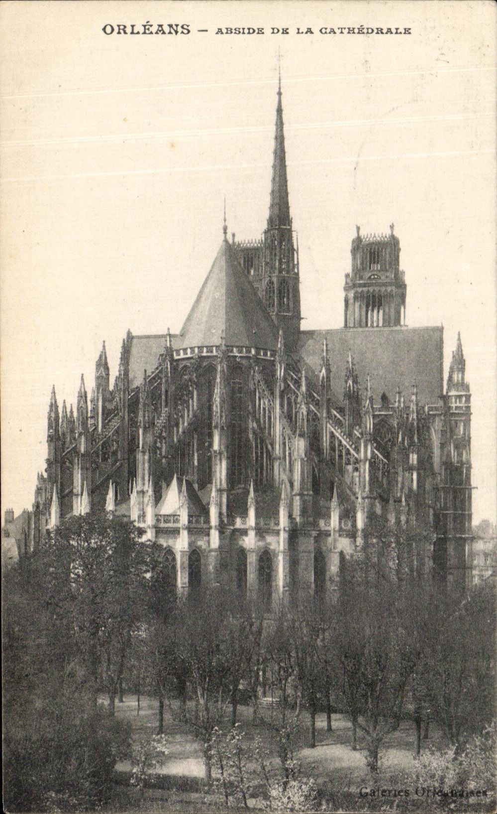 CPA Orleans Abside De La Cathedrale