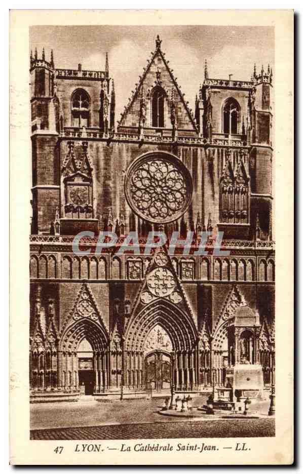 CPA Lyon La Cathedrale Saint Jean