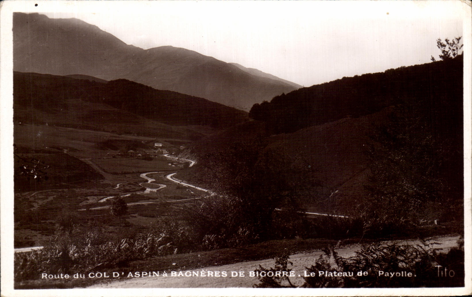 Route du Col d'Aspin à Bagnères-de-Bigorre — Le Plateau de Payolle — Tito