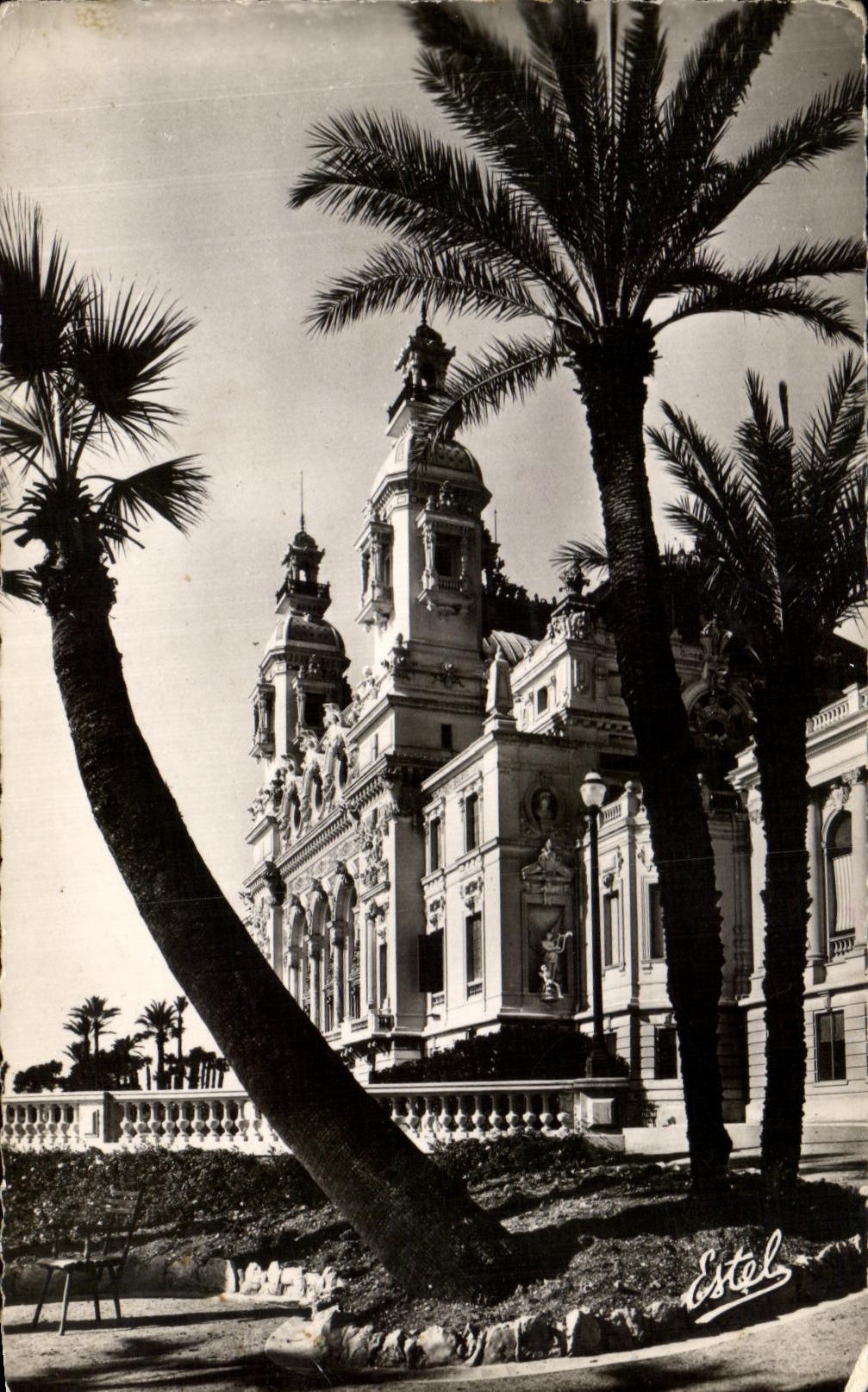 CPA Monte Carlo Le Casino vu des Terrasses