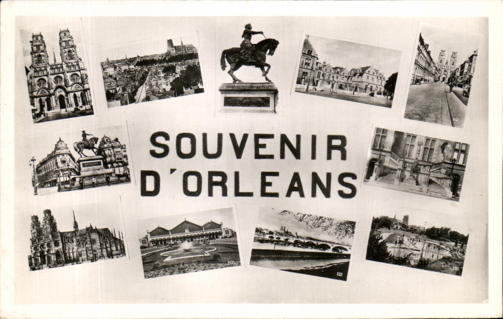 CPA Souvenir d'Orleans