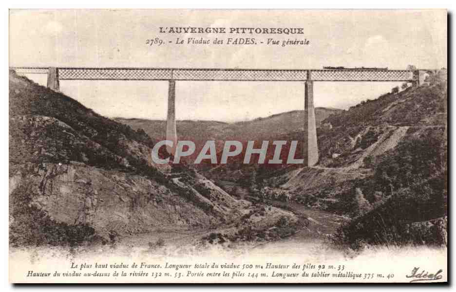 CPA L'Auvergne Pittoresque Le Viaduc des Fades Vue Generale