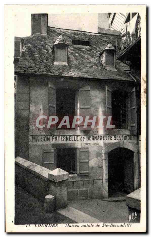 CPA Lourdes Maison natale de Ste Bernadette