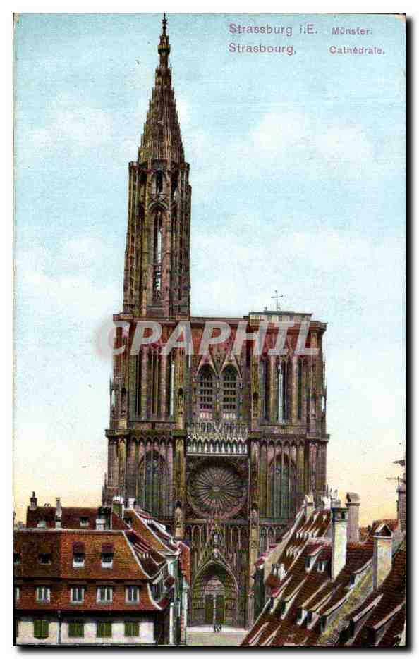CPA Strassburg Vue Generale