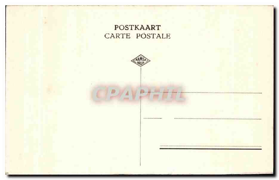 CPA Courtrai La porte de Groeninghe — Rückseite
