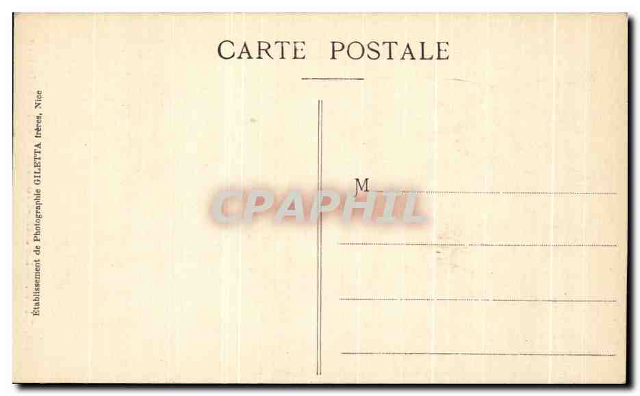 CPA Nice La Jetee Promenade et les Palmiers — Verso