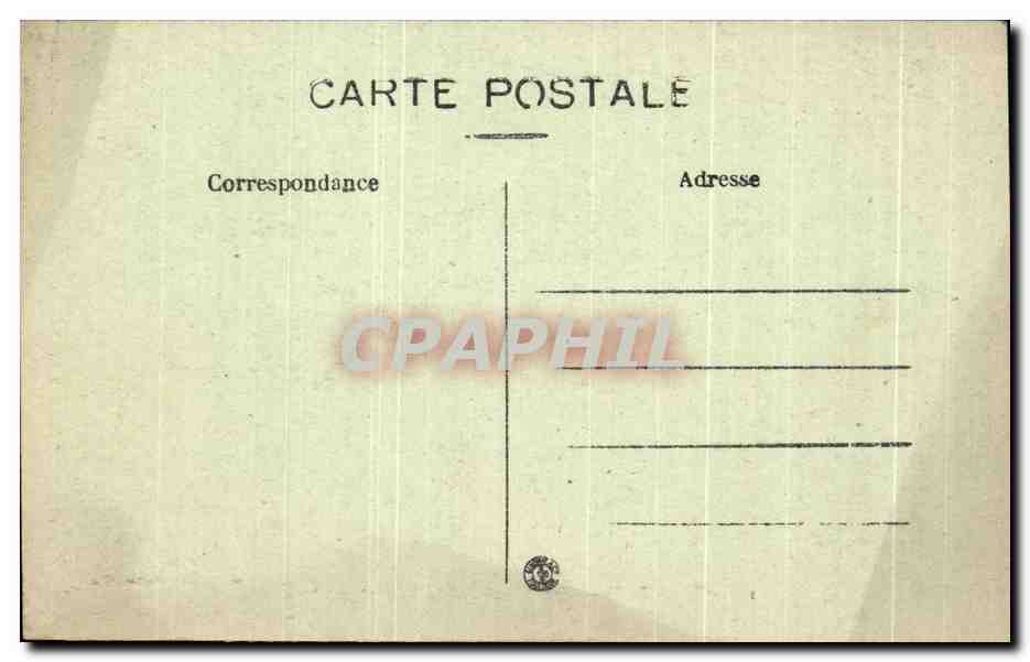 Grenoble — Nachtsicht auf die Stadt und die Alpen — C. Bafferi, Grenoble — Rückseite