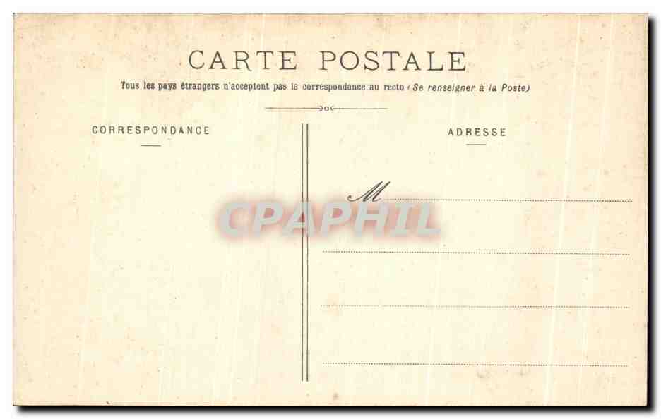 CPA Cathedrale de Chartres La Nef — Verso