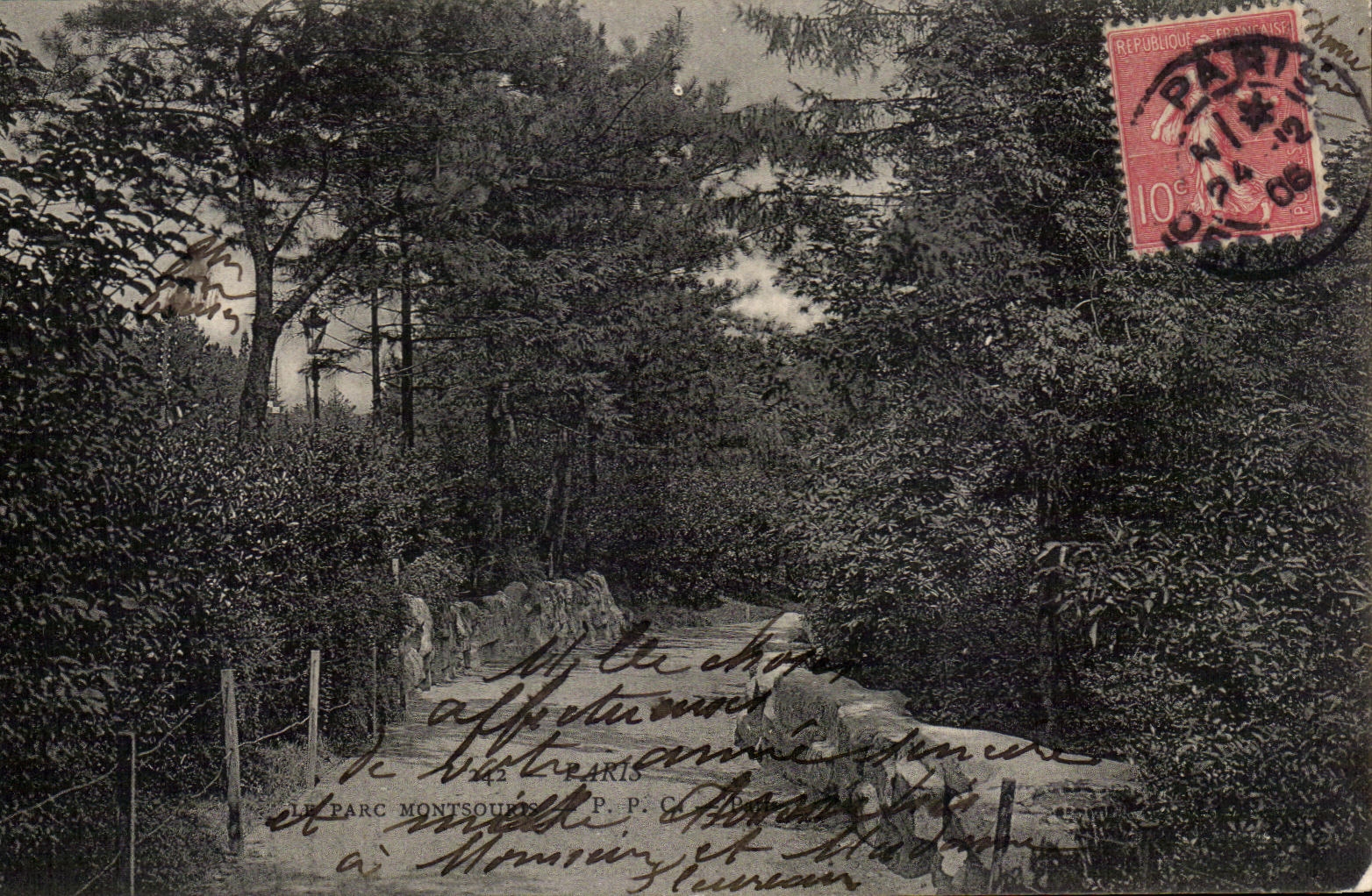 CPA Paris Le parc Montsouris 
