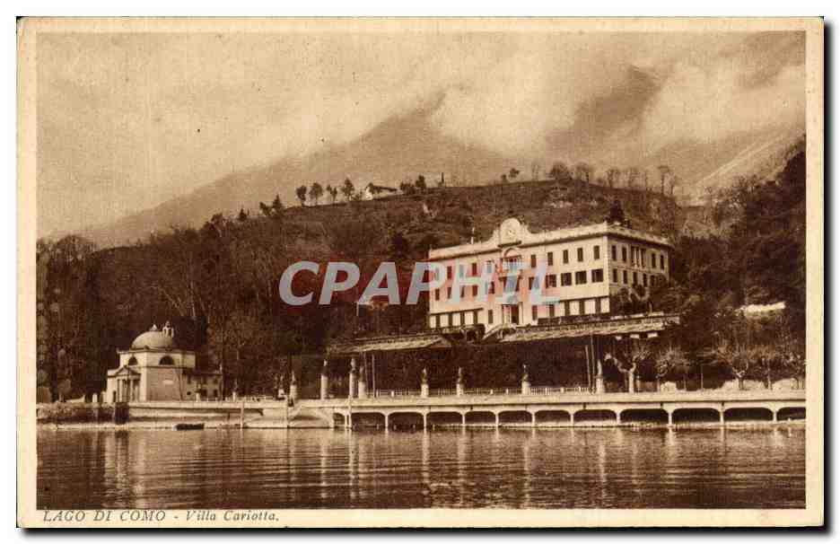 CPA Lago Di Como Villa Cariotta