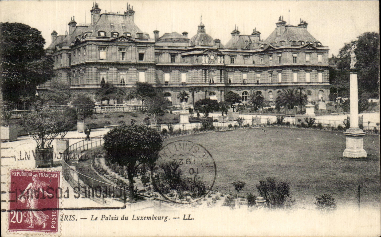 CPA Paris Le Palais du Luxembourg