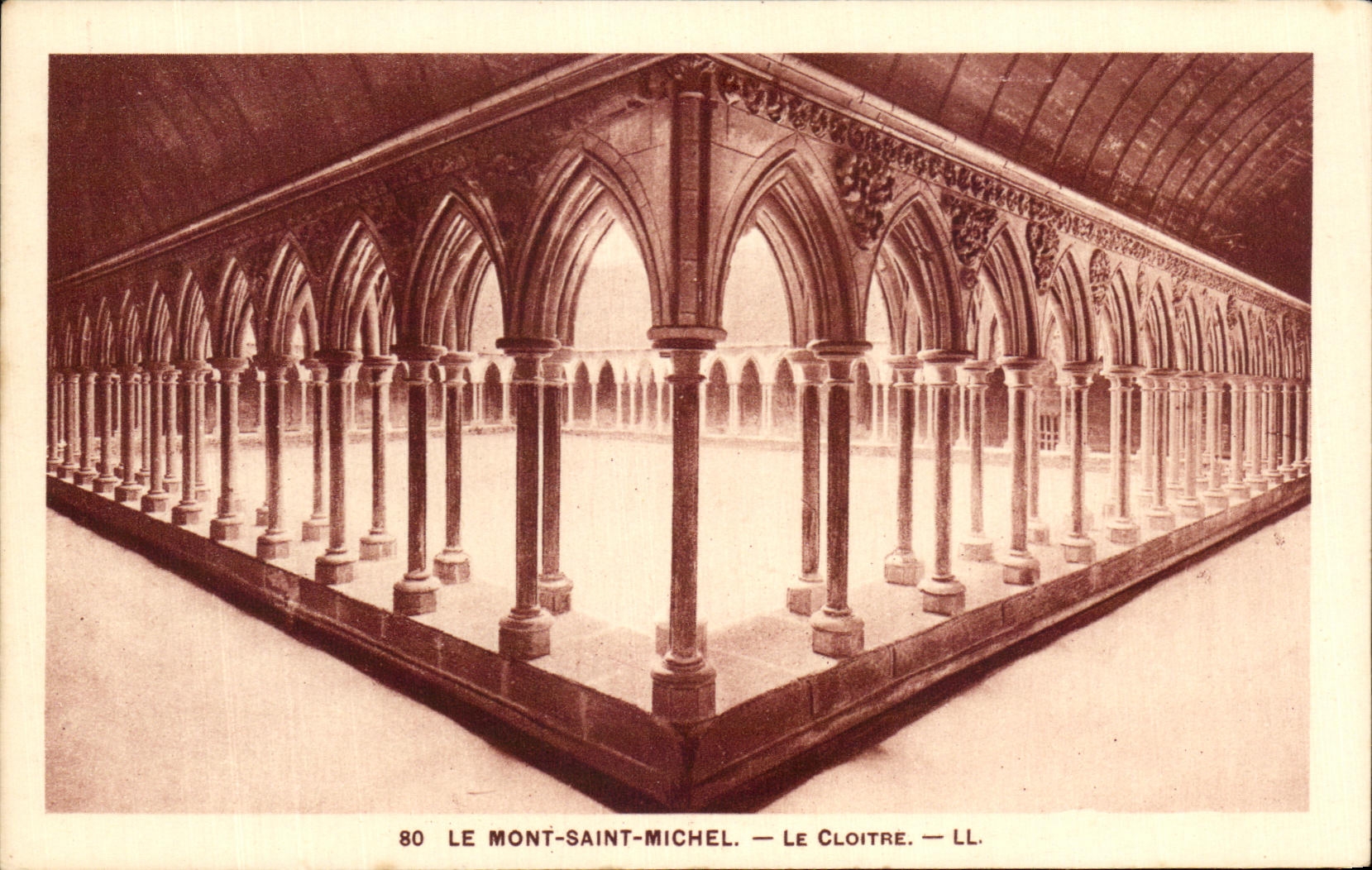 Le Mont-Saint-Michel — Le Cloître — LL.