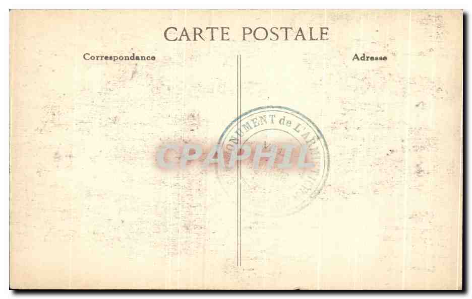 CPA Le Novembre Succomba Le Criminel Orcueil Compiegne Cimetiere de l'arimstice Militaria — Rückseite