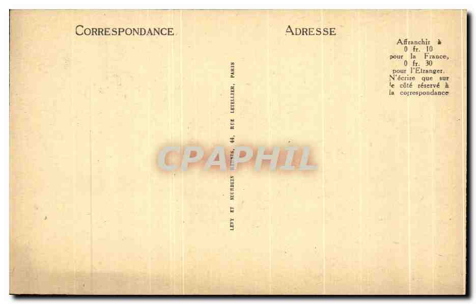 CPA Chamonix Hotel Du Montenvers Et Aiguille Du Dru — Verso