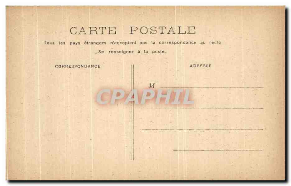 CPA Paris Chambre Des Deputes — Verso