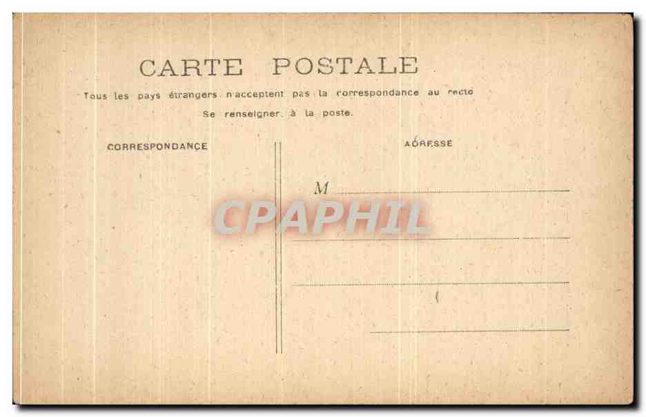 CPA Paris Rue De Rivoli — Rückseite