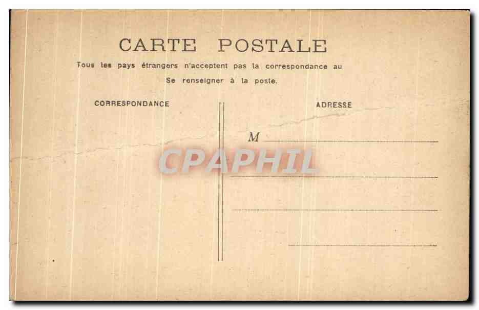 CPA Paris Palais Du Luxembourg — Verso