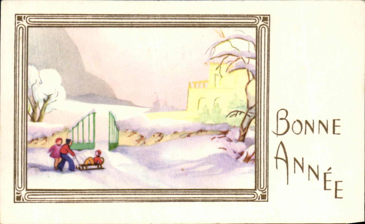 CPA Bonne Annee