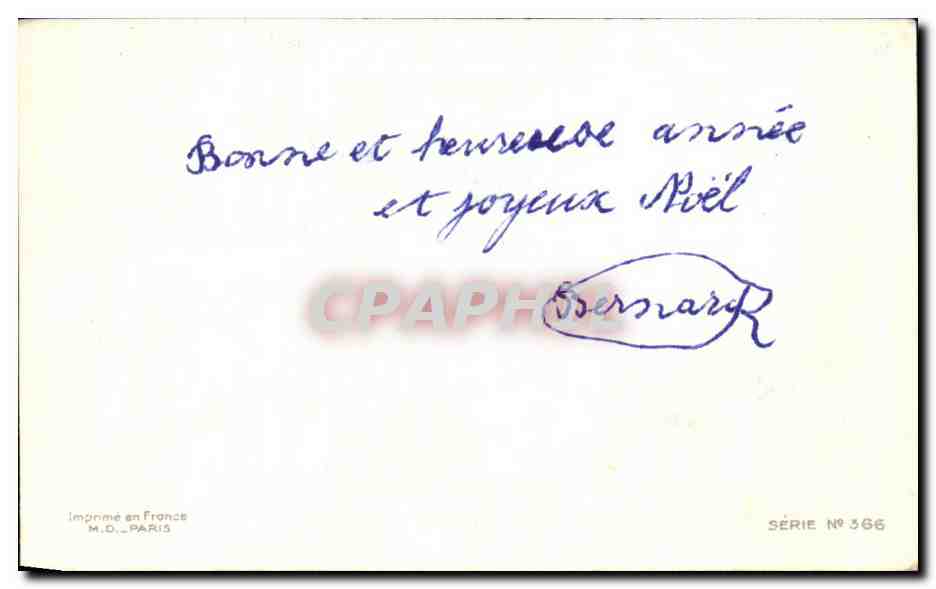 CPA Bonne Annee — Rückseite