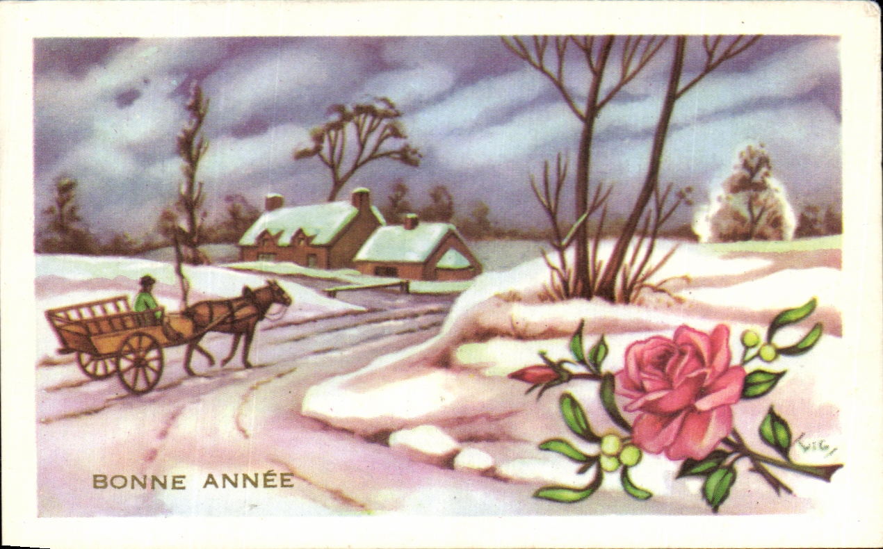 CPA Bonne Annee