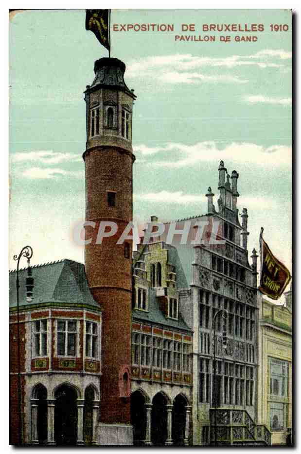 CPA Expositon De Bruxelles 1910 Pavillon De Gand