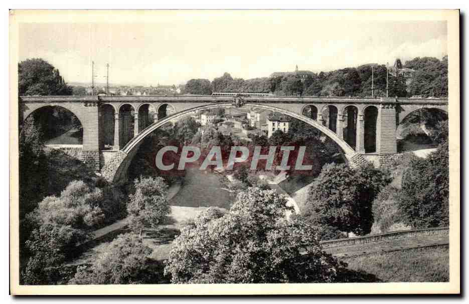 CPA Luxembourg Pont Adolphe