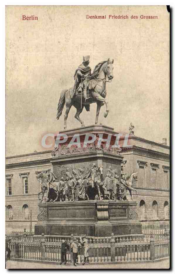 CPA Berlin Denkmal Friedrich Des Grossen
