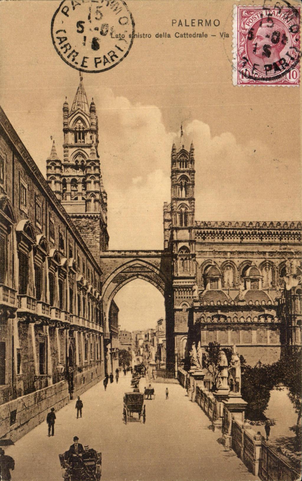 CPA Palermo Lato anistro della Cattedrale V