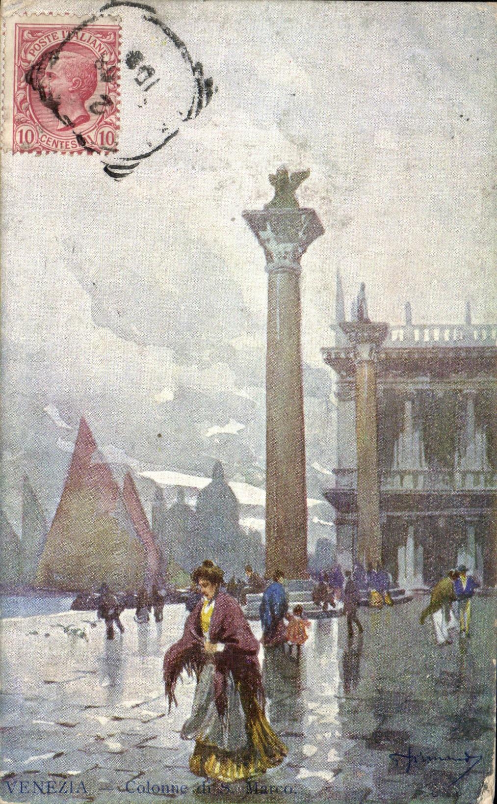 CPA Venezia Colonne di S Marco