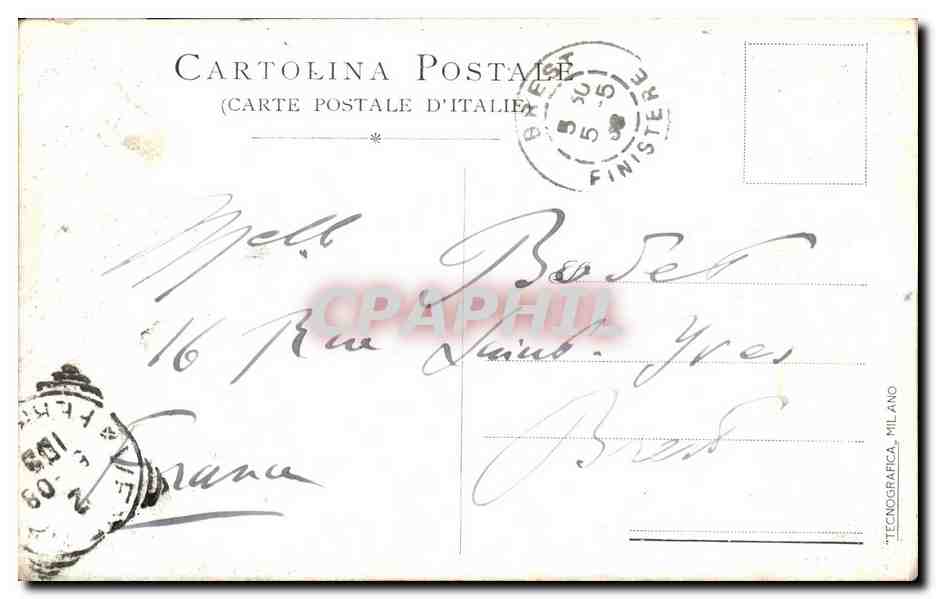 CPA Venezia Isola di Giorgio — Rückseite